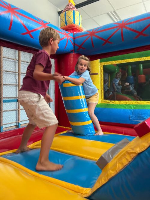 Aan boord van onze Springkastelen!